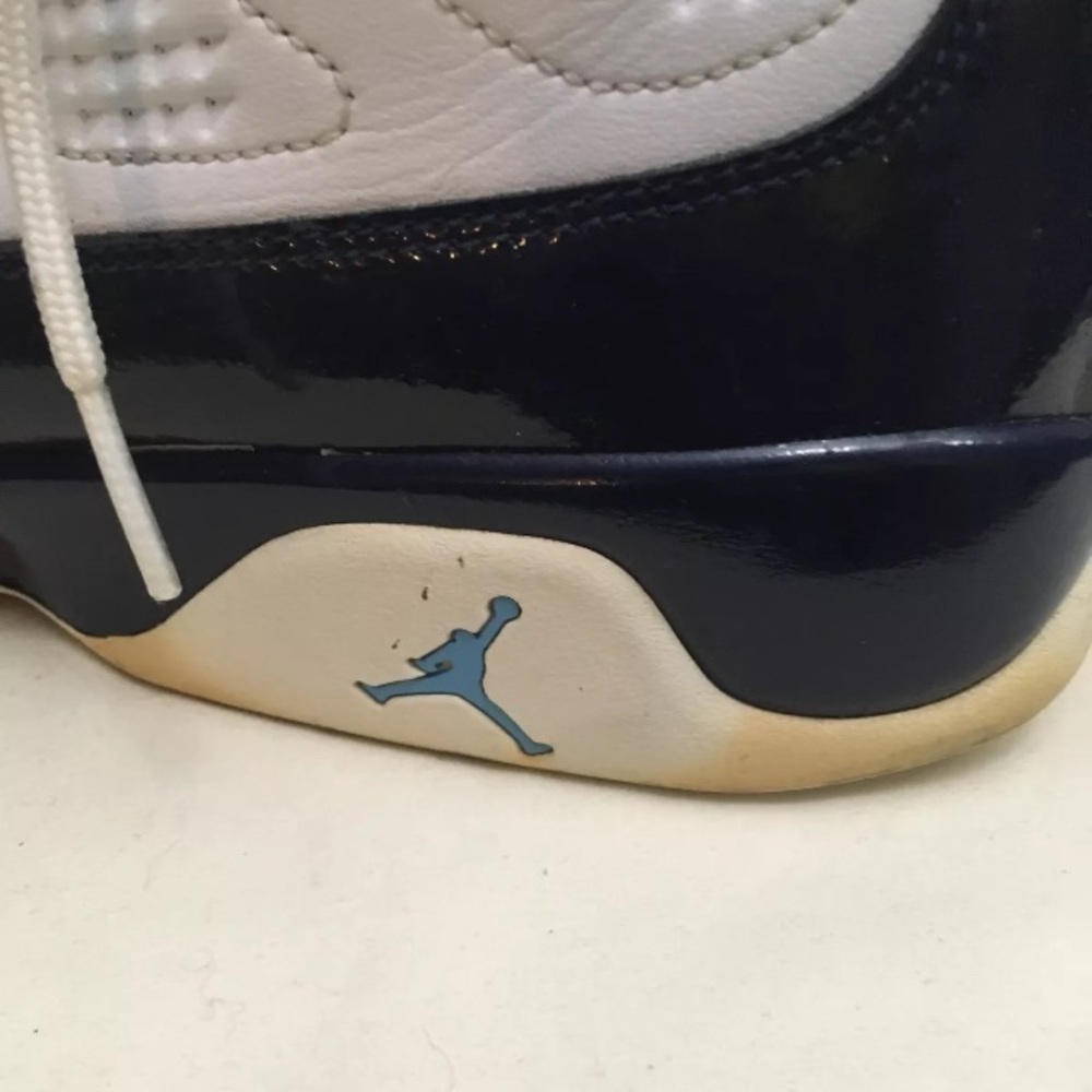 Size 11.5 - Air Jordan 9 White University Blue, UNC 2018 - Picture 8 of 12